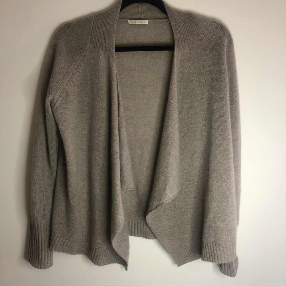 White + Warren luxurious cashmere cardigan size S
